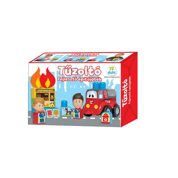 Tűzoltós építőjáték 1-5 éveseknek 817