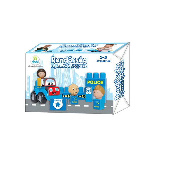 Rendőrségi építőjáték 1-5 éveseknek 818