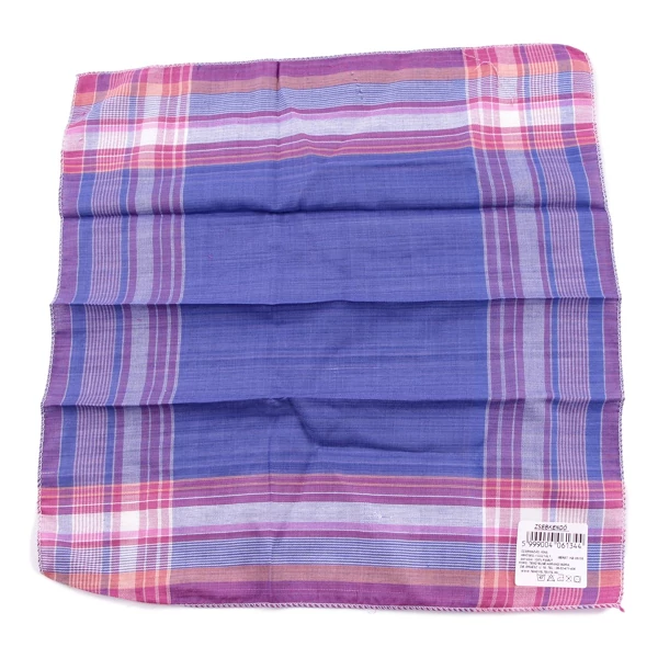 Kockás mintájú textilzsebkendő