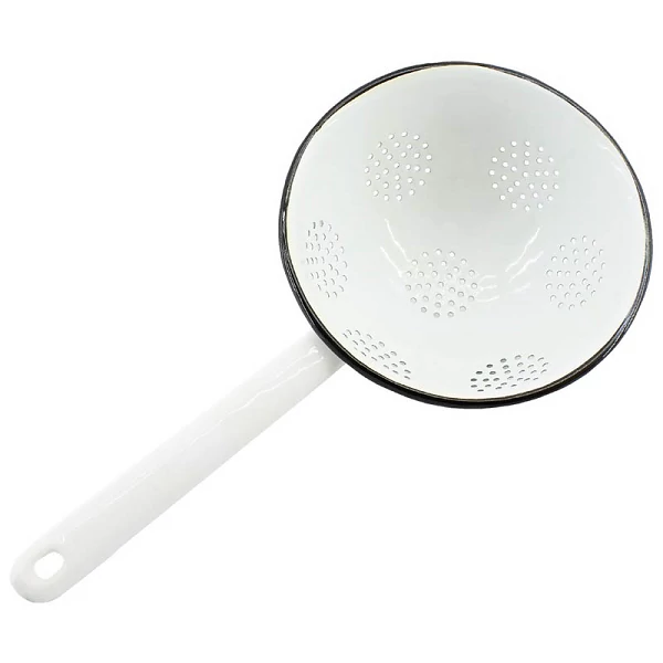 Zománcozott nyeles szűrő 16cm