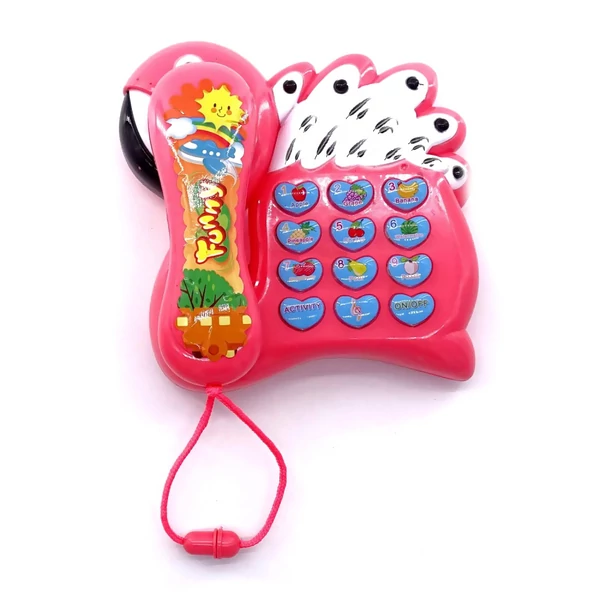 Játék elemes flamingós bébitelefon 82491