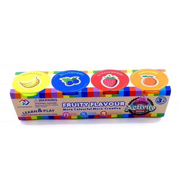 Játék gyurmakészlet 4db-os kiszerelésben 82726