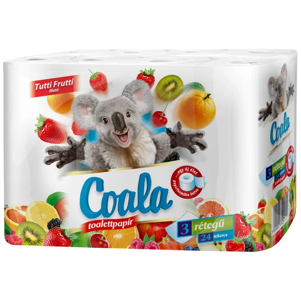 Coala tutti frutti WC papír 24tekercs 3rétegű