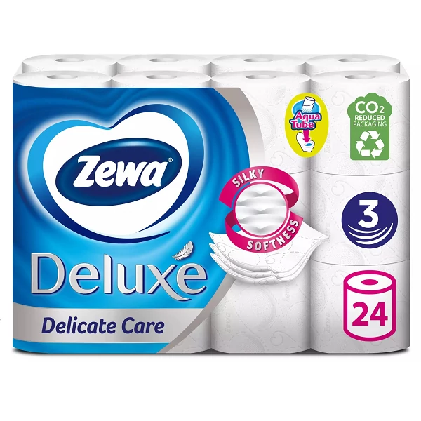 Zewa Deluxe White toalettpapír 24 tekercs 3 rétegű