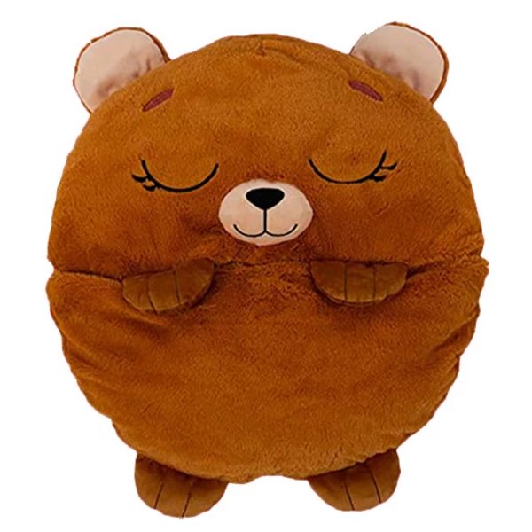 Happy Nappers: Barna maci párna hálózsák 137cm