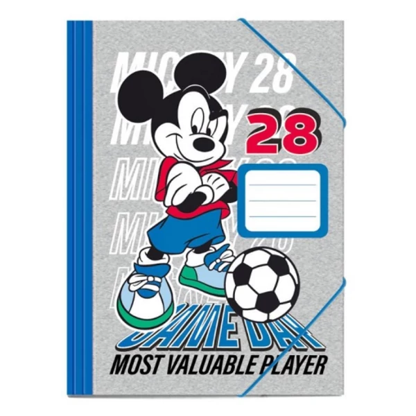 Mickey egér gumis mappa 25x35cm-es