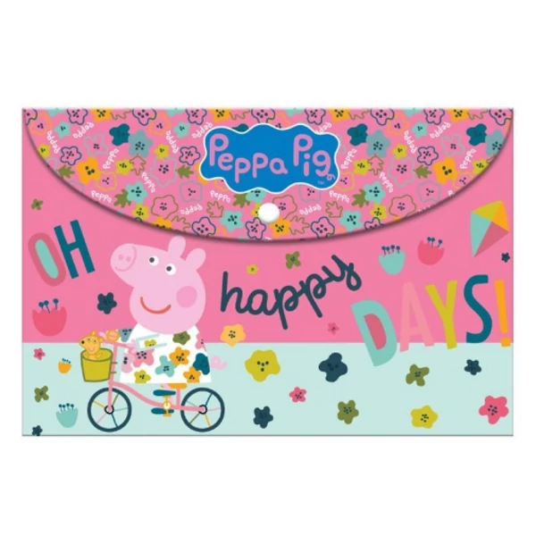 Peppa malac patentos irattartó mappa A4-es méretben