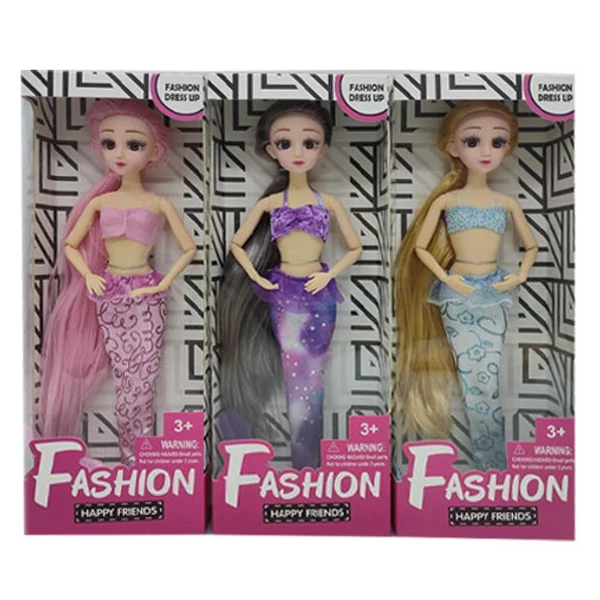 Nicky: Happy Friends sellő divatbaba többféle változatban