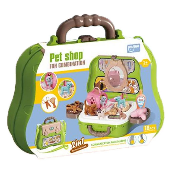 Mókás kutyakozmetika szett 18db-os