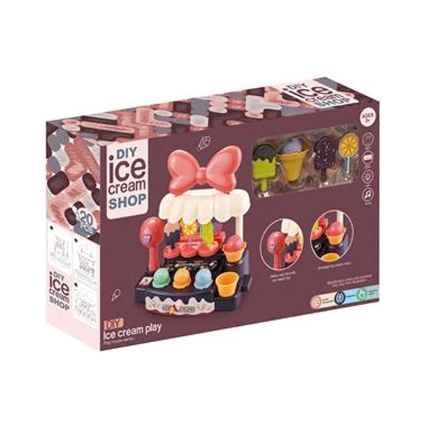 Fagylalt Stúdió játékszett fénnyel és hanggal 20db-os