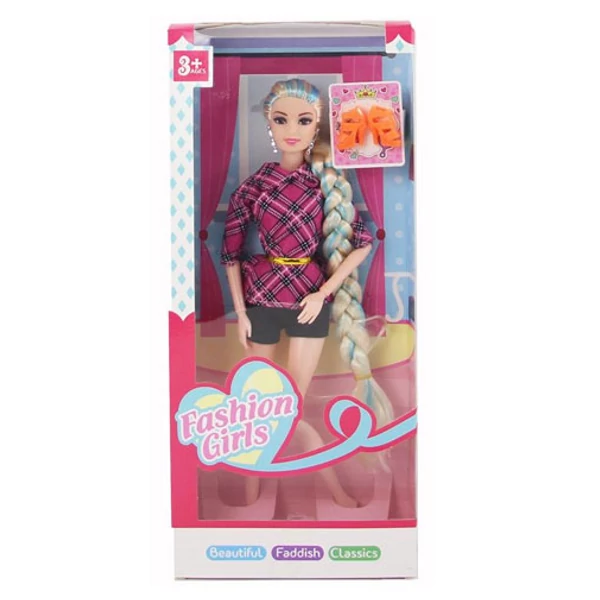 Nicky festett hajú divatbaba