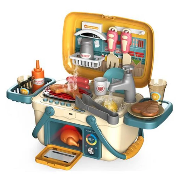 BBQ party játékkonyha szett 30db-os