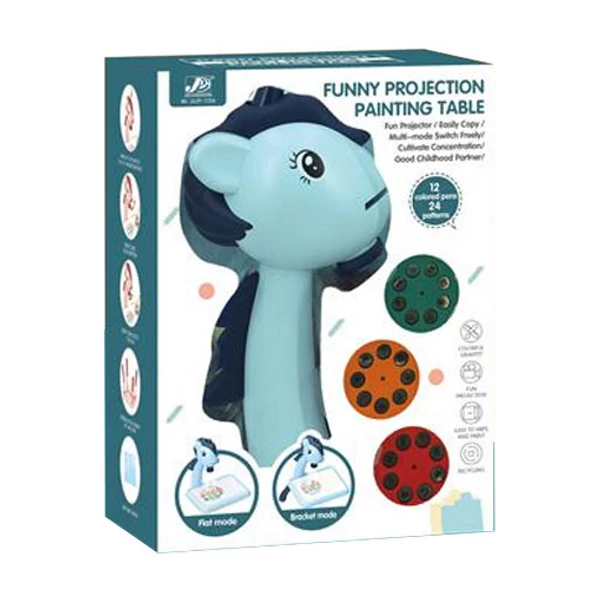 Lovacskás projektoros rajzasztal kétféle változatban