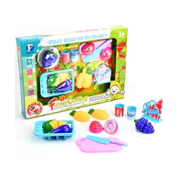 Szeletelő móka élelmiszer játékszett