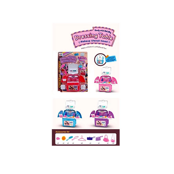 Szépségasztal játékszett kiegészítőkkel