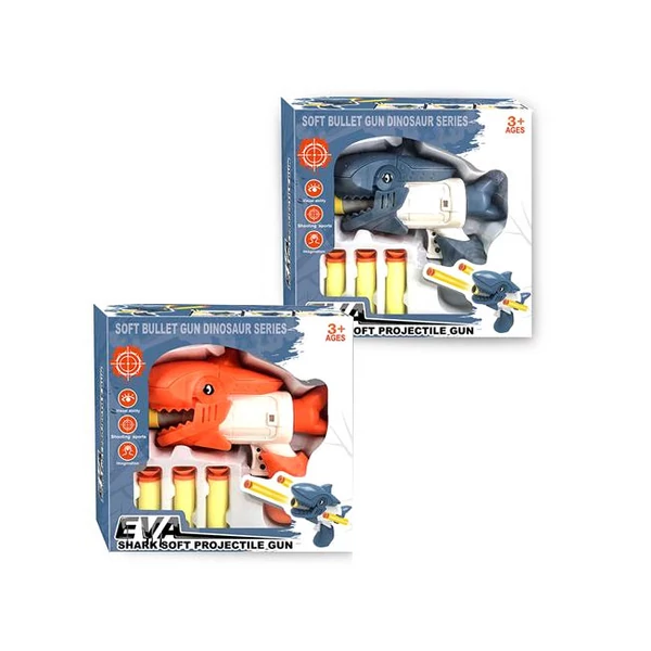 Shark Attack szivacslövő fegyver kétféle változatban