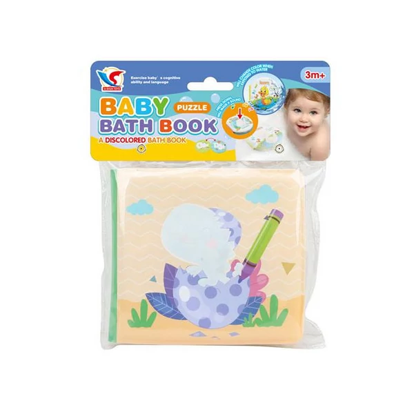 Puha vízálló dinoszauruszok bébikönyv