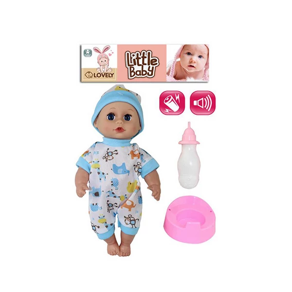 Kisbaba cumisüveggel és bilivel 30cm-s