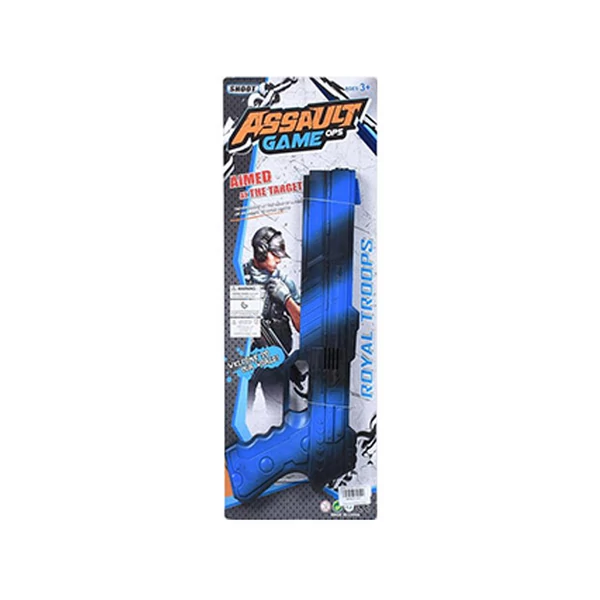 Kommandós kék taktikai pisztoly