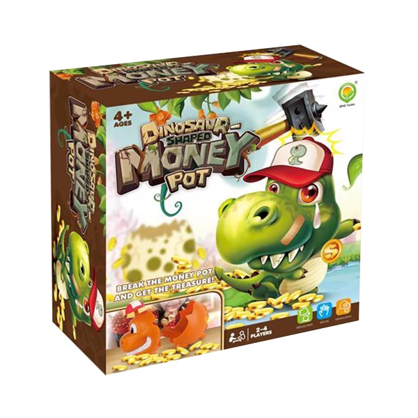 Dínó persely társasjáték