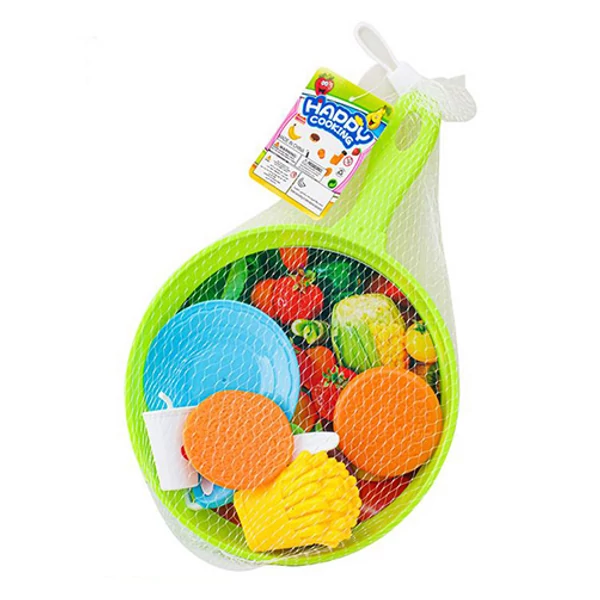 Serpenyős reggeliző szett hamburgerrel