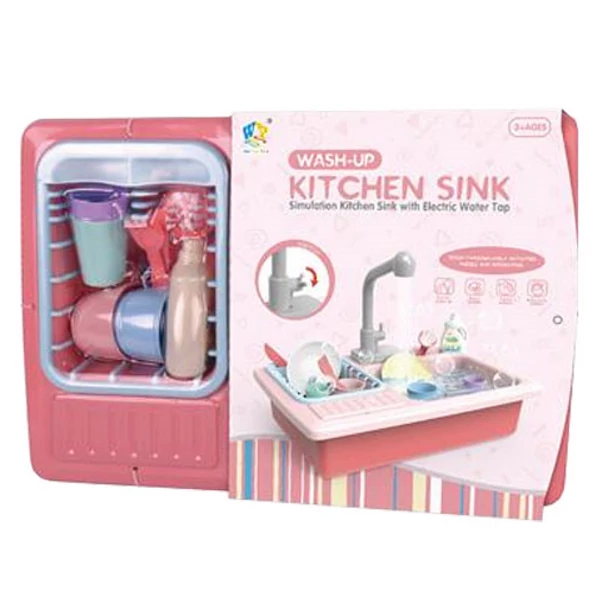 Mosogató játékszett valódi vízzel