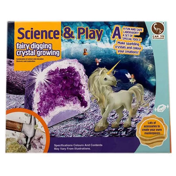 Mesés kristályok: Unikornis kristálynövesztő készlet