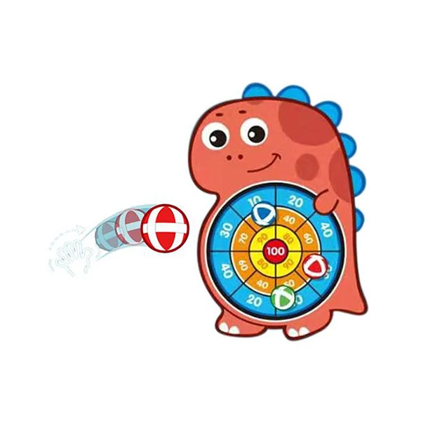 Dinoszauruszos tépőzáras célbadobó játék