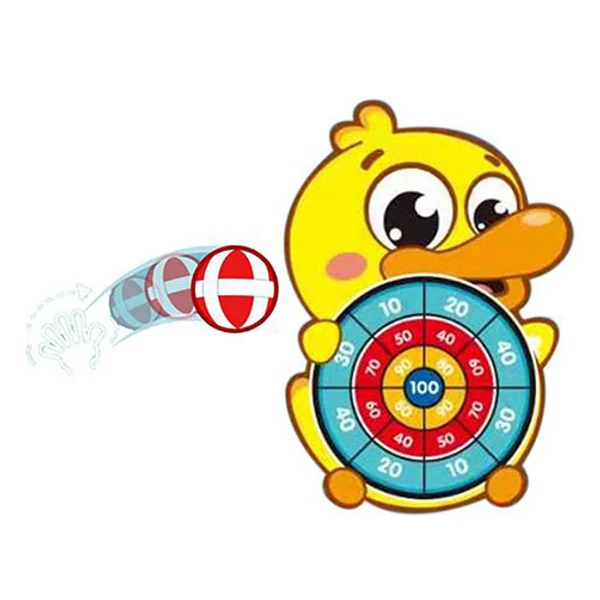 Kacsás tépőzáras célbadobó játék