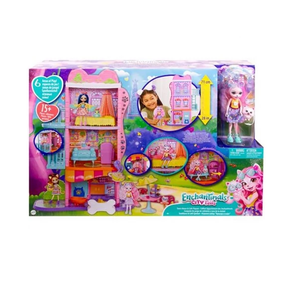 Enchantimals: Városi toronyház játékszett - Mattel