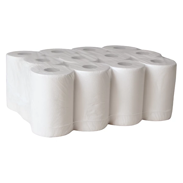 Ipari újrahasznosított kéztörlő 14cm 12 tekercs 2 rétegű 