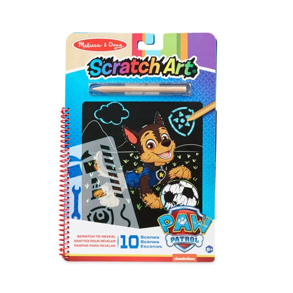 Melissa & Doug: Mancs őrjárat Chase képkarc kreatív játék