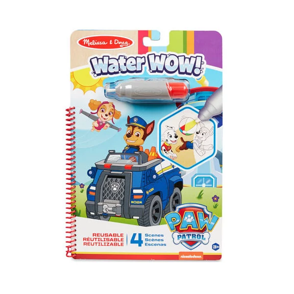 Melissa & Doug: Mancs őrjárat Chase rajzolás vízzel kreatív játék