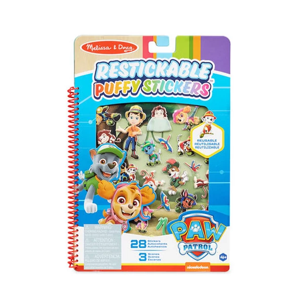 Melissa & Doug: Mancs őrjárat Dzsungel pufi matricás füzet