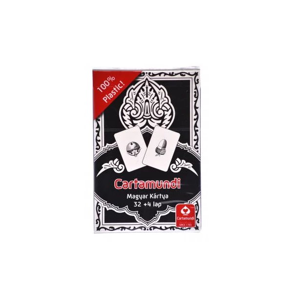 Plasztik magyar kártya 32+4 lap 7x10cm MK1211