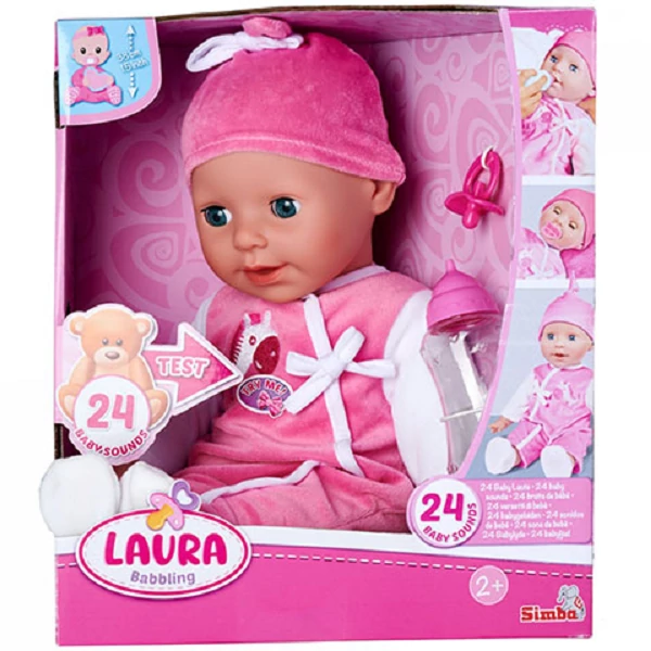 Laura baba hanggal és cumival 38cm - Simba Toys