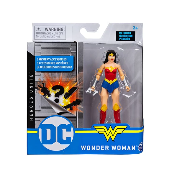 DC Comics: Wonder Woman 10cm figura meglepetés kiegészítőkkel - Spin Master