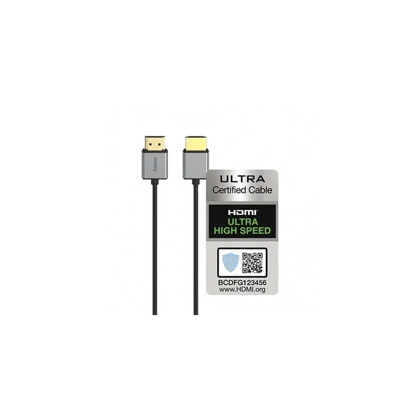 Hama FIC premium ultra high speed hdmi kábel (8k,hdr,earc) 1,5m (205449)