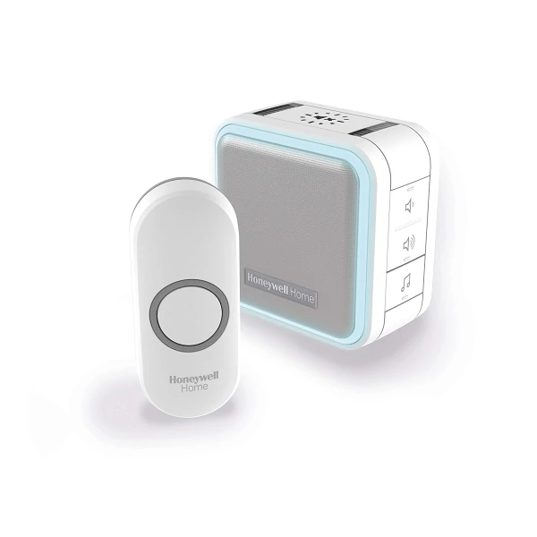 Honeywell DC515N vezeték nélküli csengő, elemes, 150m, 6 dallam, LED fény