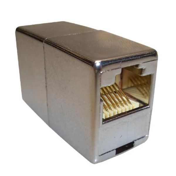 LogiLink RJ45 Mini inline csatlakozó 1:1 Cat.5e, árnyékolt, fém