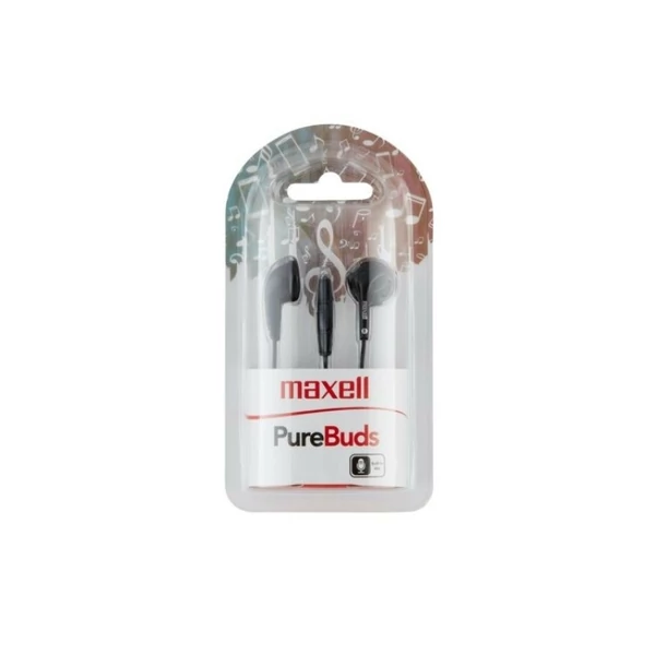 MAXELL PUREBUDS FÜLHALLGATÓ FEKETE