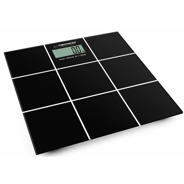 Esperanza Salsa fürdoszoba mérleg, fekete