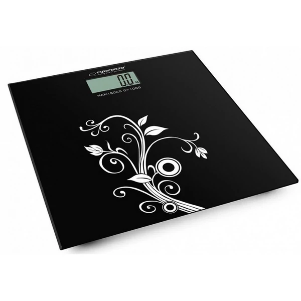 Esperanza Yoga fürdoszoba mérleg, fekete