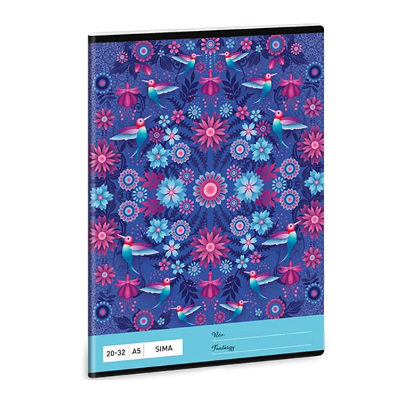 Ars Una: Catalina Estrada kék sima füzet A/5 20-32