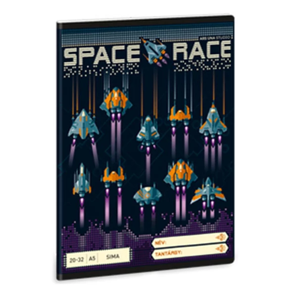 Ars Una: Space Race sima füzet A/5 20-32
