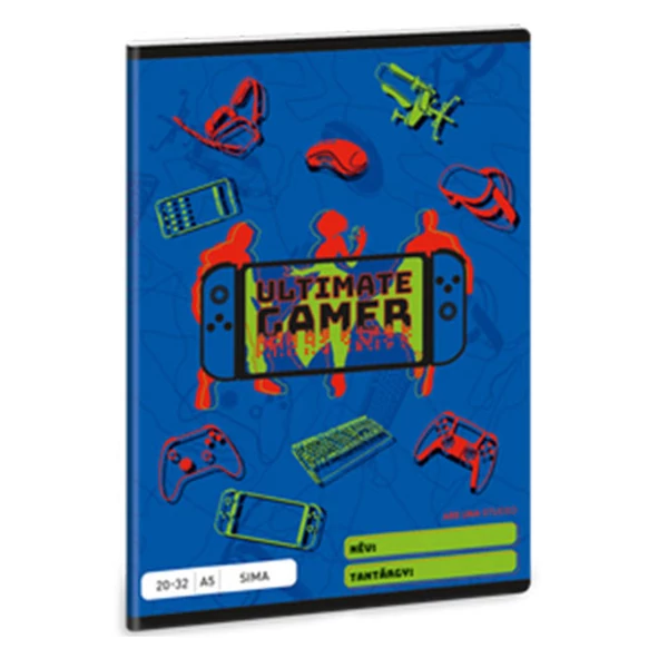 Ars Una: Ultimate Gamer Race sima füzet A/5 20-32