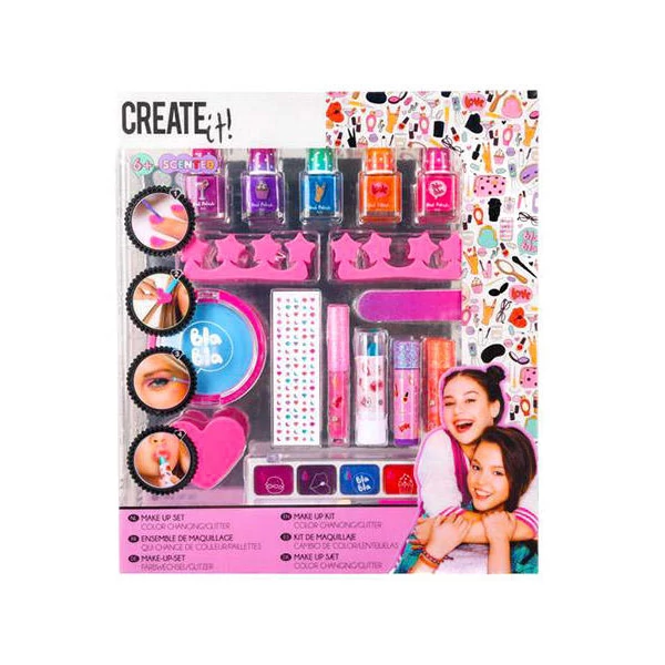 Canenco: Create it! Színváltós, csillámos Make-Up szett
