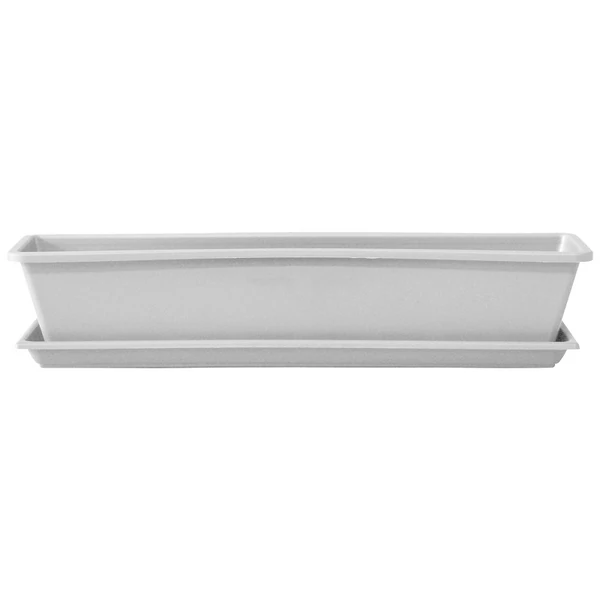 Balkonláda alátéttel 60/58 Fehér