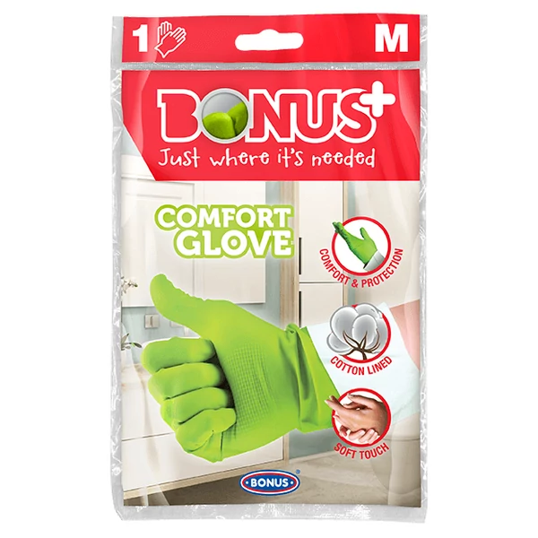 Bonus comfort gumikesztyű M méretben