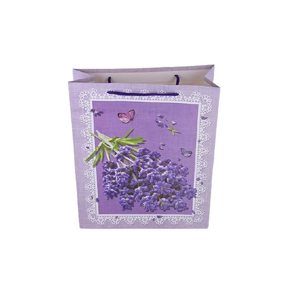 Cent ajándéktasak közepes levendulás 26x32x10 cm 277675